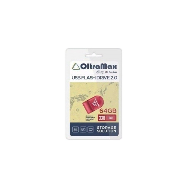 USB 64GB OltraMax 330 красный