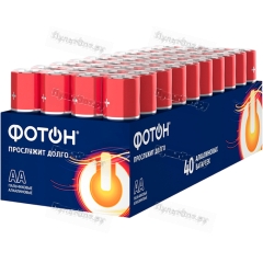 Батарейка Фотон LR6 AA BOX40 Alkaline 1.5V (40/120/720)