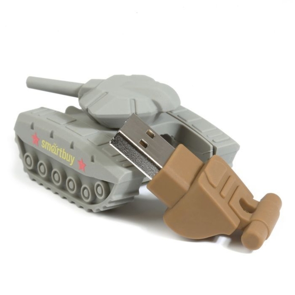 USB 32GB Smartbuy Wild series Танк серый