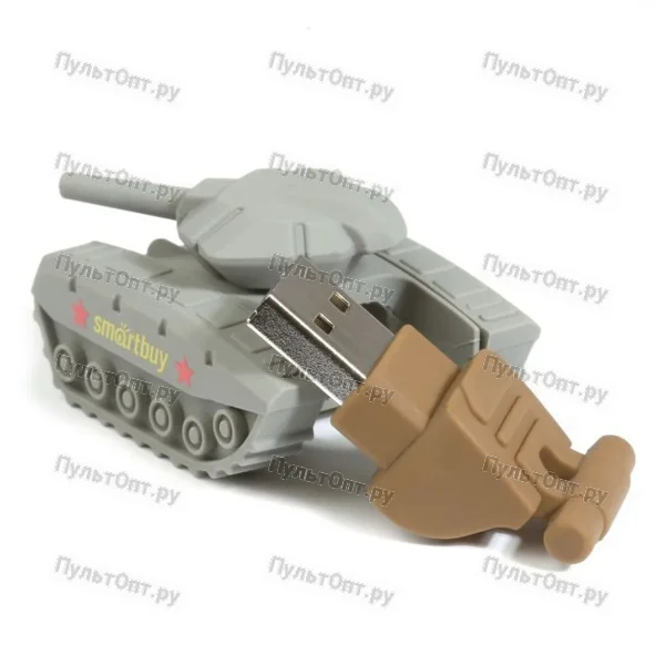 USB 32GB Smartbuy Wild series Танк серый