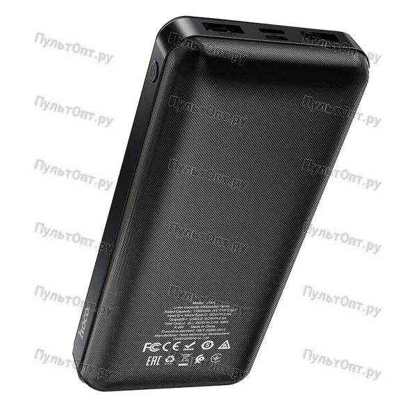 Внешний аккумулятор Hoco J72A Easy travel power bank (20000mAh) (черный)