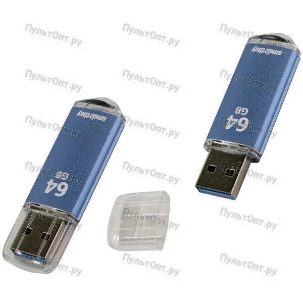 USB 3.0 64GB Smartbuy V-Cut серебро