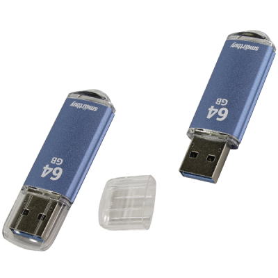 USB 3.0 64GB Smart Buy V-Cut серебро