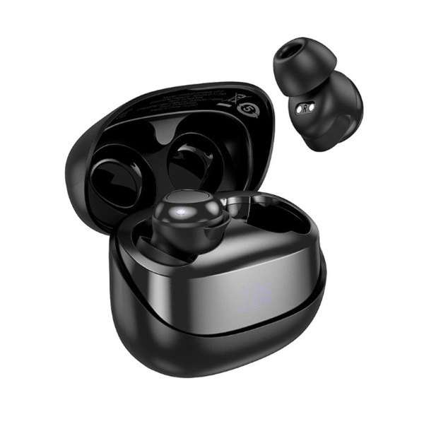 Наушники внутриканальные Hoco EW200 Elegant, пластик, bluetooth 5.4, микрофон, цвет: чёрный (1/11/11