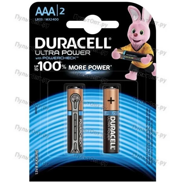 Эл. пит. AAA alkaline BL02 Duracell ULTRA POWER (20)