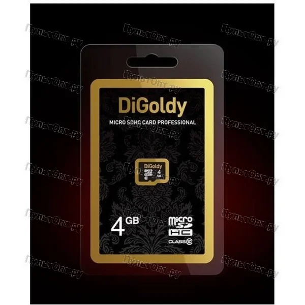 MicroSD 4GB DiGoldy Class 10 без адаптера