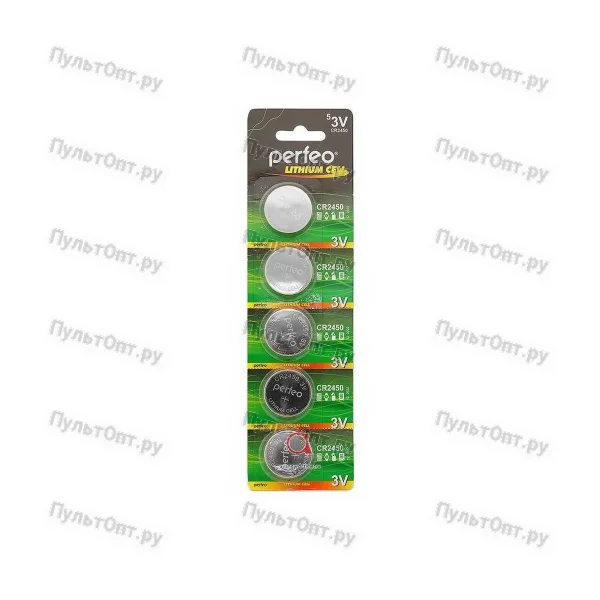 Эл. пит. Perfeo CR2430/5BL Lithium Cell (5/100/600)