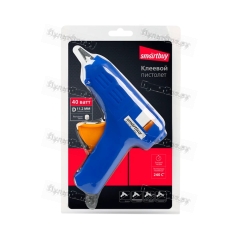 Клеевой пистолет Smartbuy Tools 40 Вт D=11.2 мм алюмин.сопло шнур 0.5м (1/25/100)