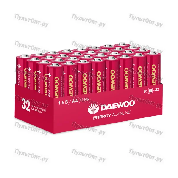 Эл. пит. AA alkaline BOX32 Daewoo ENERGY (32)