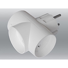 Тройник Toker 3Т белый