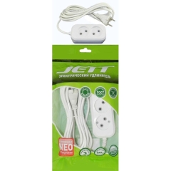 Удлинитель 10м 2гн бз ДЖЕТТ РС-2 (провод ПВС 2х0,75)