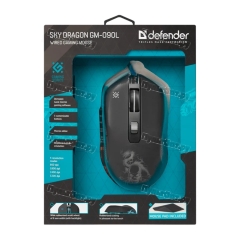 Мышь проводная Defender GM-090L Sky Dragon игровая USB черный (1/40)