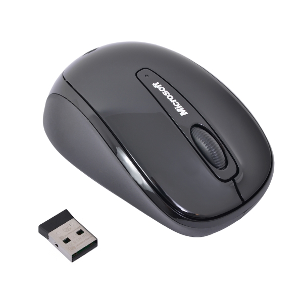 Мышь Microsoft 3500 черный оптическая (1000dpi) беспроводная USB для ноутбука (2but)