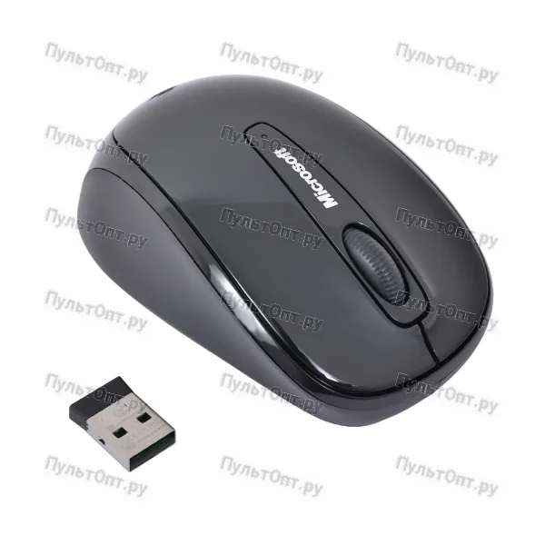 Мышь Microsoft 3500 черный оптическая (1000dpi) беспроводная USB для ноутбука (2but)