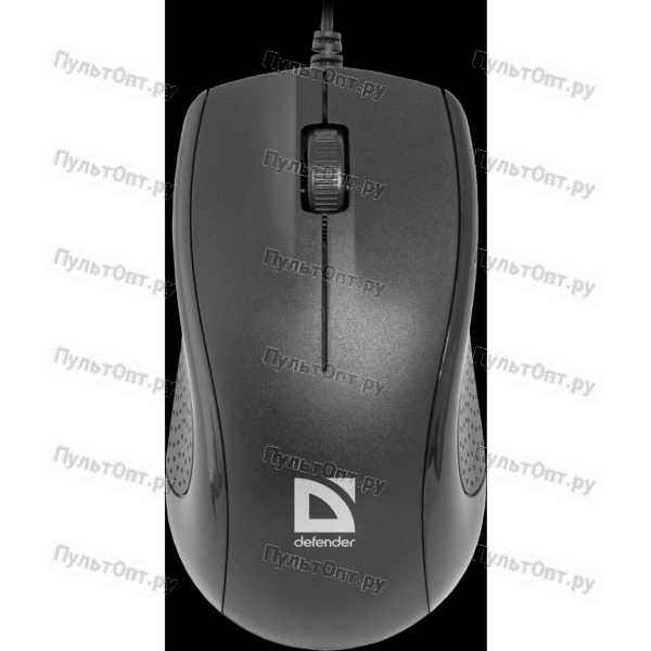 Мышь Defender Optimum MB-160, USB, проводная, 3 кнопки, черный, длина кабеля 1,5 м.