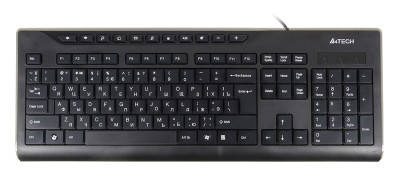 Клавиатура A4 KD-800 черный USB slim Multimedia