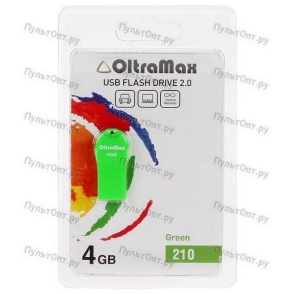 USB 8GB OltraMax 210 зелёный