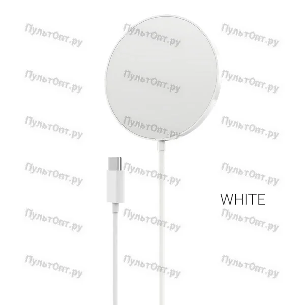 СЗУ CW28 Original series magnetic wireless fast charger (белый)