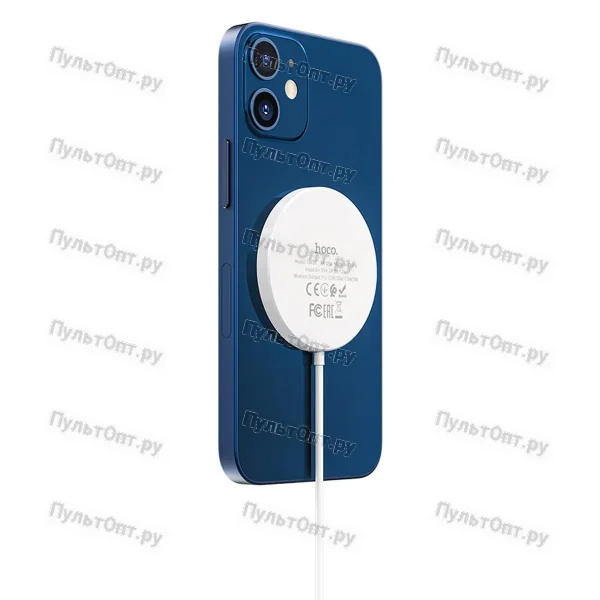 СЗУ CW28 Original series magnetic wireless fast charger (белый)