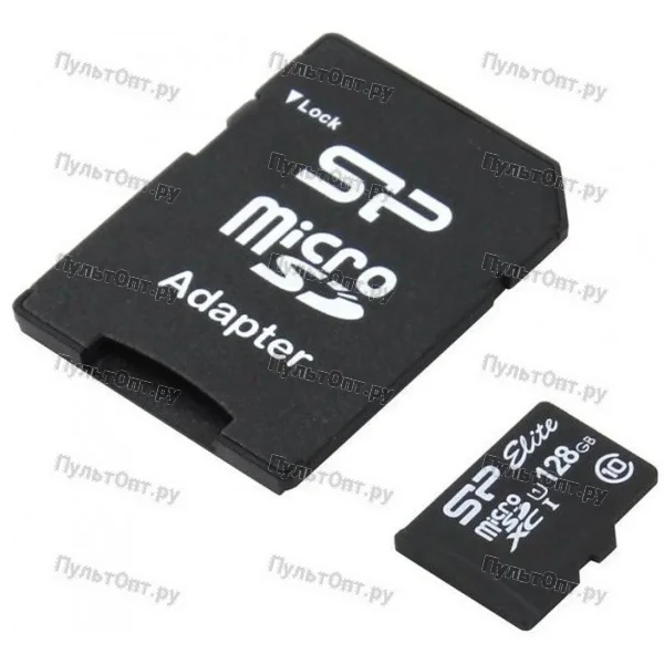 MicroSD 8GB Silicon Power Class 10 Elite + SD адаптер