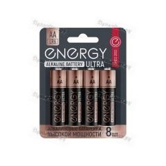 Эл. пит. Energy Ultra LR6/8B (АА) (8/96/384)
