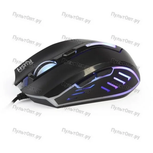 Мышь Smartbuy 712 RUSH, черная, проводная, игровая