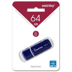 USB 3.0 64GB Smartbuy Crown синий