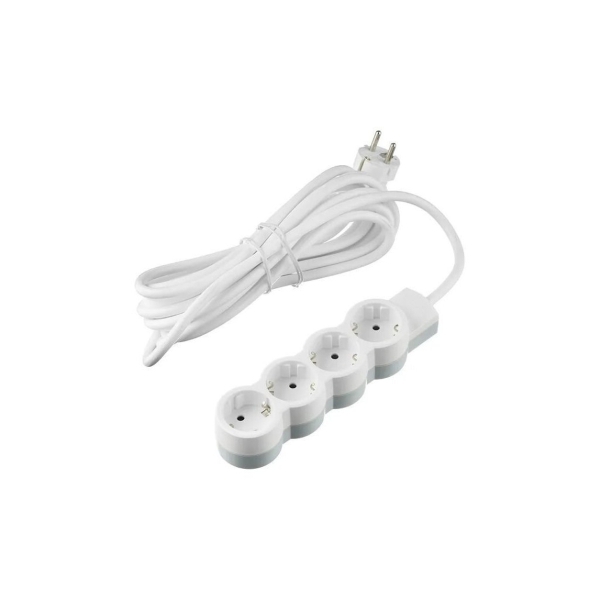 Сетевой удлинитель ОБИХОД РС-4 с/з ПВС 3 м (25)