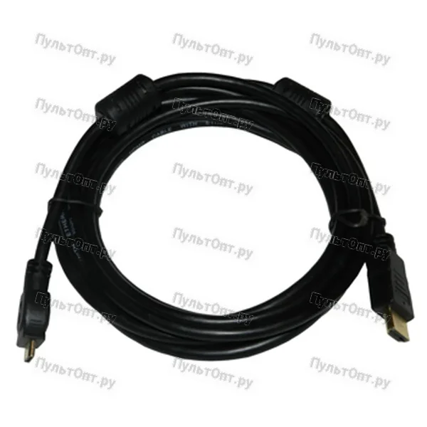 Аудио видео кабель HDMI-miniHDMI, GOLD 3 м (1/10)