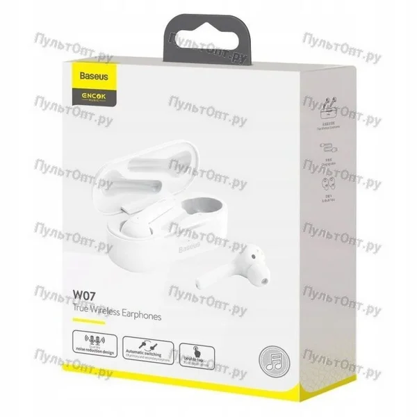 Гарнитура Bluetooth Baseus, WM01, Encok, белый