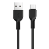 Кабель Hoco X20 USB (m)-Type-C (m) 2.0м 2.0A силикон черный (1/30/300)