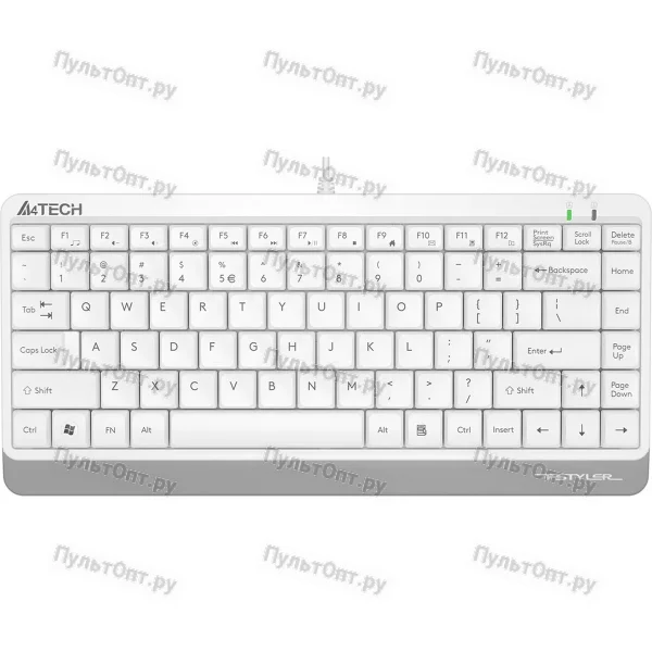 Клавиатура A4TECH Fstyler FK11 белый USB slim