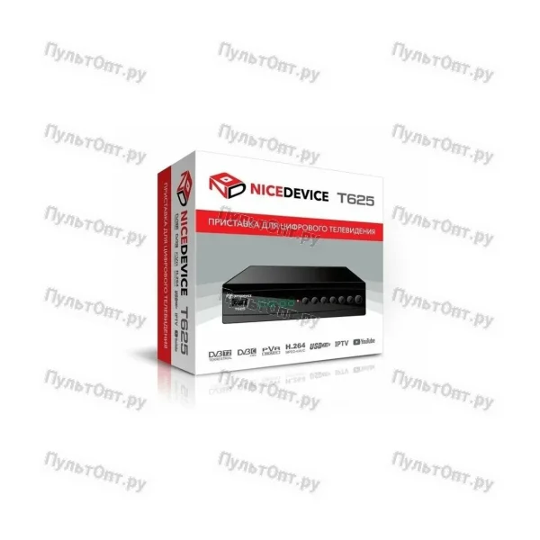 Цифровая приставка DVB-T2 NICEDEVICE T625 (1/20)