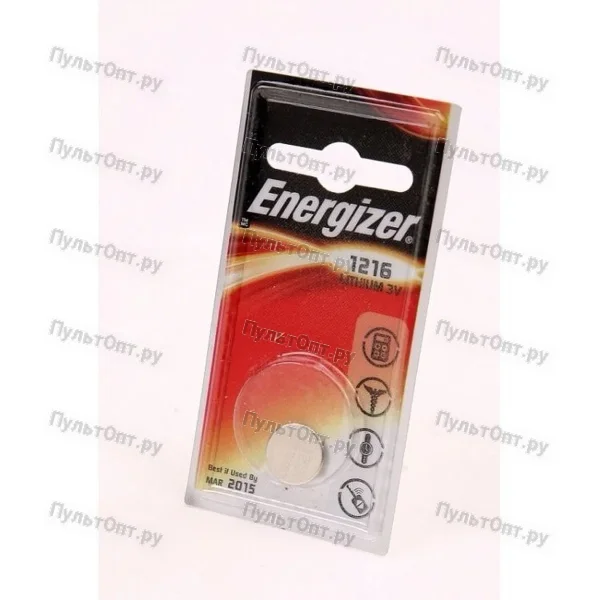 Эл. пит. CR1216 BL1 Energizer (10)