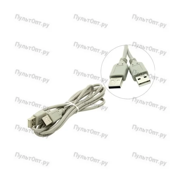 Кабель 5Bites USB2.0 (m)-USB2.0 (m) 1,8м серый