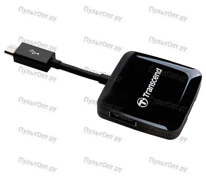Картридер Transcend P9 OTG черный