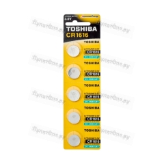 Батарейка Toshiba CR1616 BL5 Lithium 3V (5/100)