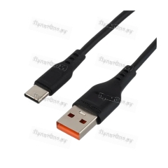 Кабель GoPower GP01T-2M USB (m)-Type-C (m) 2м 2.1A черный (1/200/800)