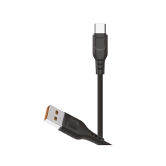 Кабель USB - Type-C GoPower GP01T 1 м 2.4A ПВХ (черный)