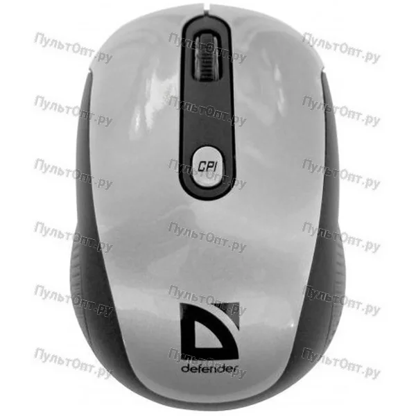 Мышь Defender Optimum MS-125 Nano, мини, серая, беспроводная