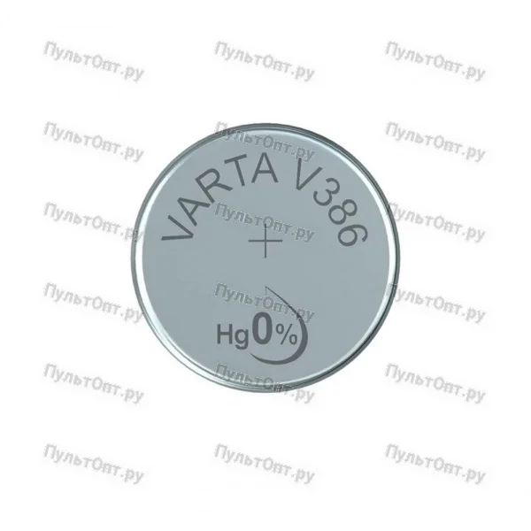 Эл. пит. 386 (SR43, SR43W, SB-B8) Varta (10)