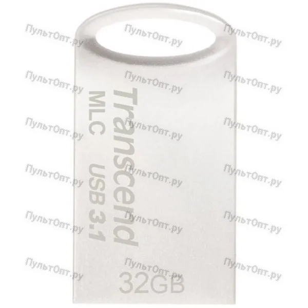 USB 3.1 32GB Transcend JetFlash 720S серебро металл