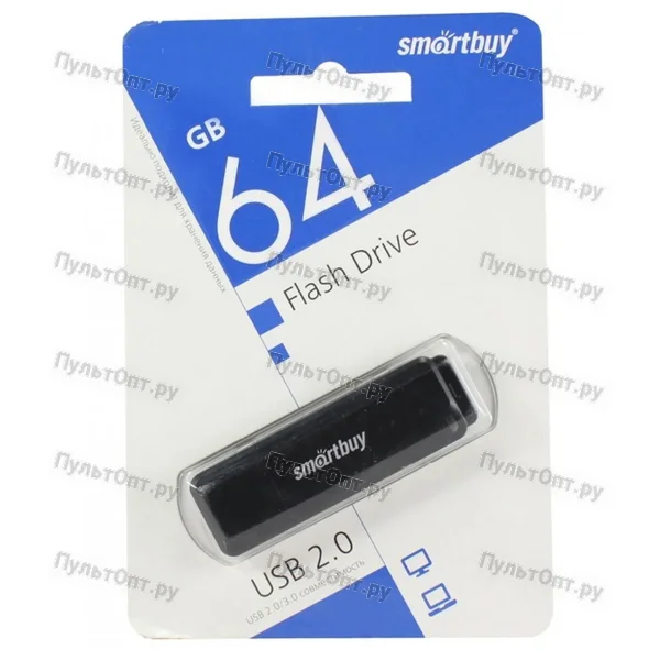 USB 3.0 64GB Smartbuy LM05 чёрный