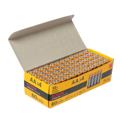 Батарейка Kodak XTRALIFE LR6 AA BOX60 Alkaline 1.5V (60/720/18720)