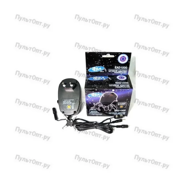 Адаптер питания ELECA EAD 1000 3 - 12V 1000 mA