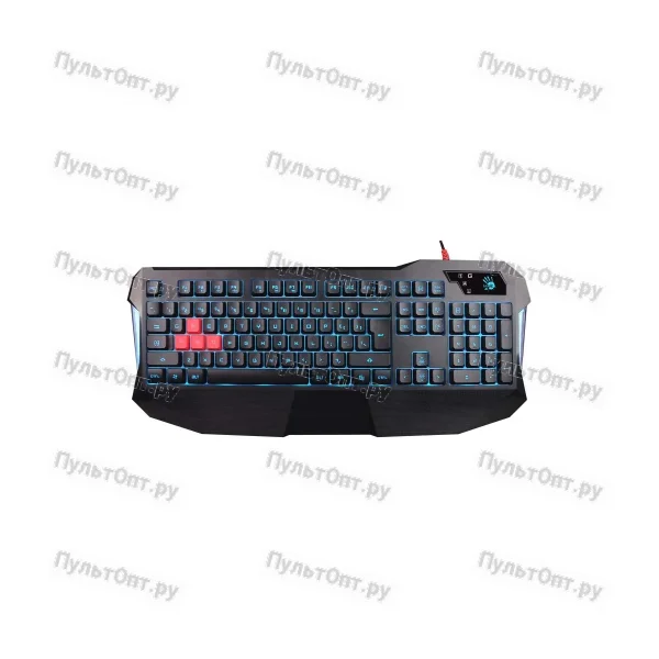Клавиатура A4 B130 черный USB Gamer LED
