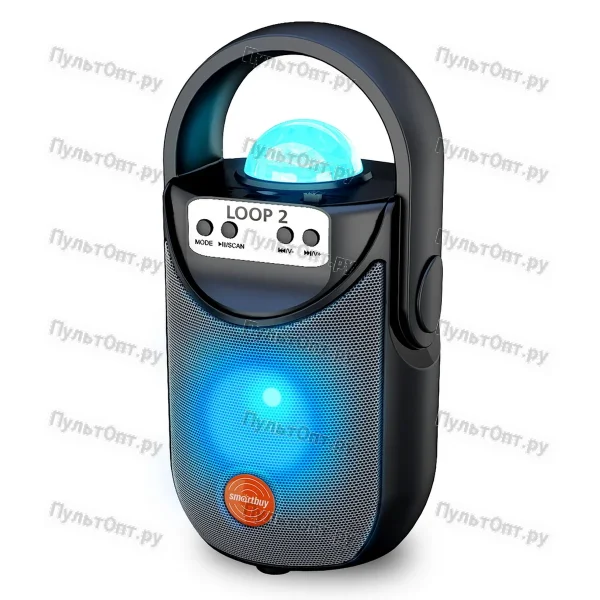 Беспроводная колонка Smartbuy LOOP 2 bluetooth 5.0 FM SD черная