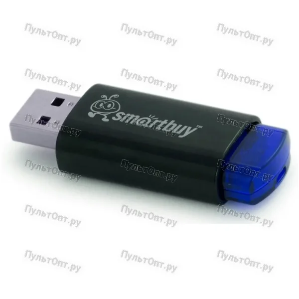 USB 64GB Smartbuy Click чёрный/синий