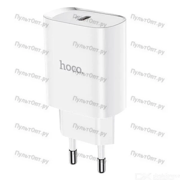 СЗУ Hoco N14 Smart Charging single port PD20W charger (белый)