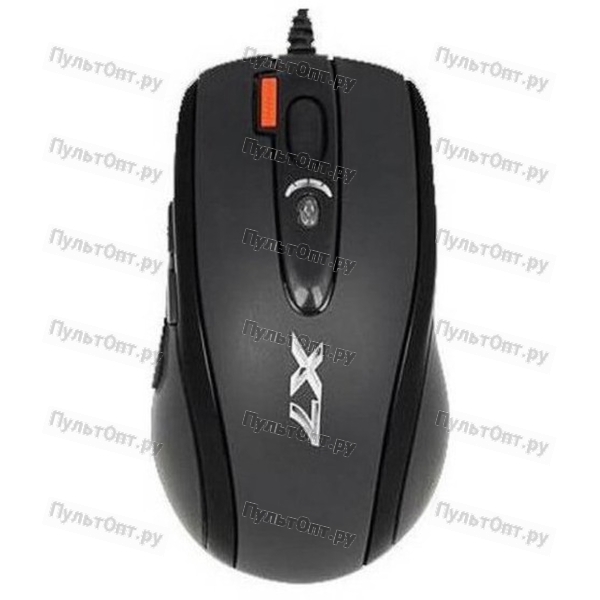 Мышь A4 XL-750BK черный лазерная (3600dpi) USB2.0 игровая (6but)